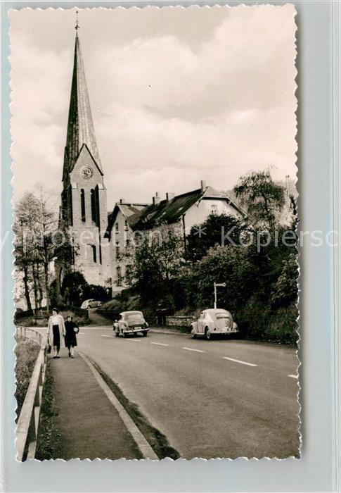 Bruegge Luedenscheid Partie an der evangelischen Kirche