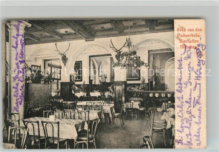 Muenchen Bayern Pschorrbraeu Bierhallen Restaurant