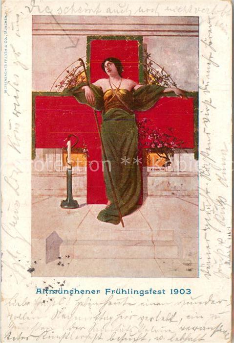 Muenchen Bayern Altmuenchener Fruehlingsfest