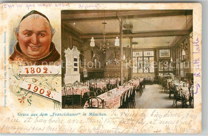 Muenchen Bayern Loewenbraeu Ausschank Zum Franziskaner