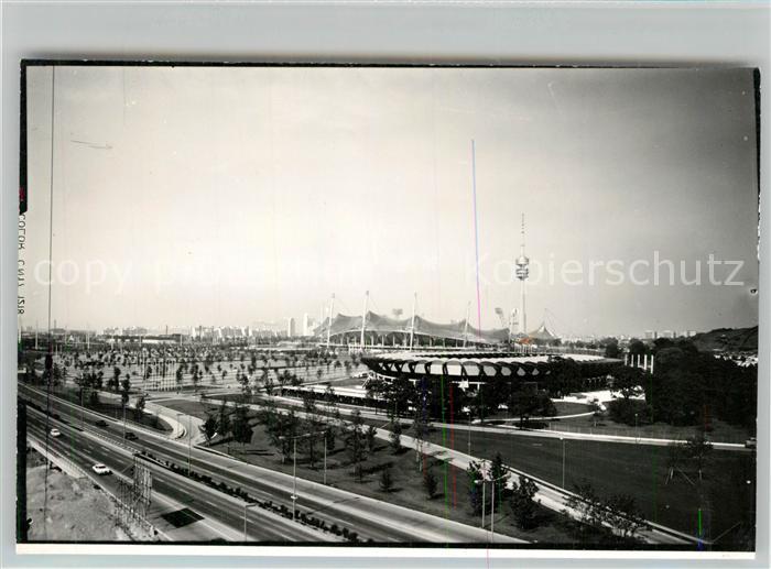 Muenchen Bayern Fernsehturm Radstadion Fliegeraufnahme