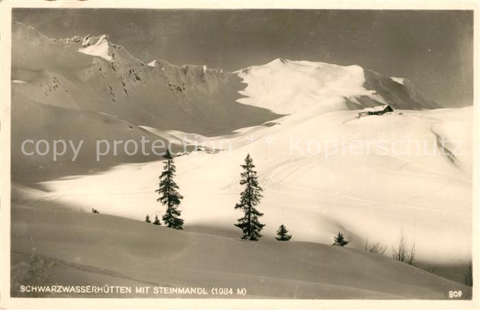 Hirschegg Kleinwalsertal Vorarlberg Schwarzwasserhuetten mit Steinmandl Gebirgsp