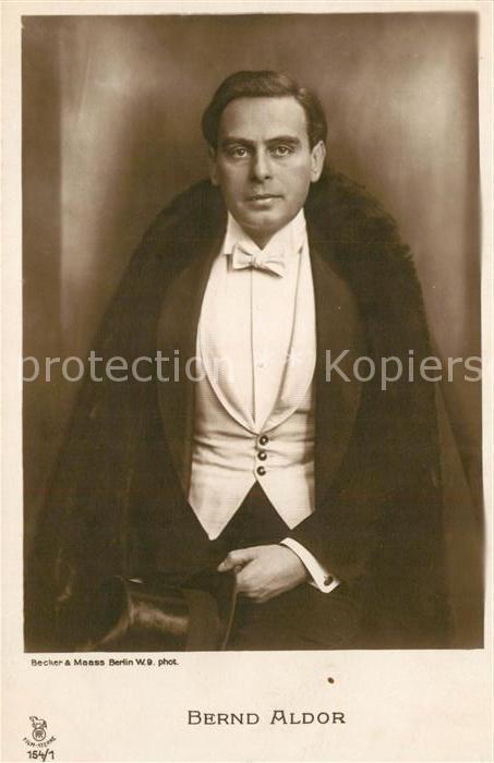Schauspieler Bernd Aldor