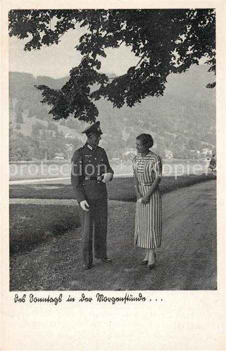 Militaria Wehrmacht Und Sonntags in der Morgenstund