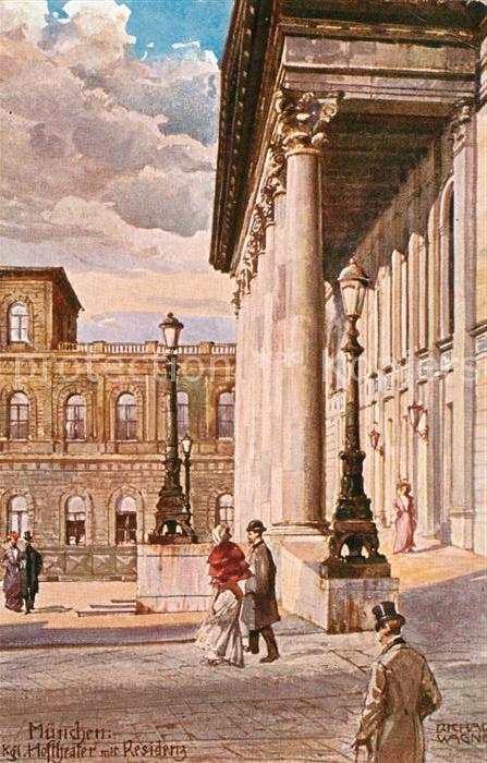 Wagner Richard Kuenstler München Hoftheater Residenz