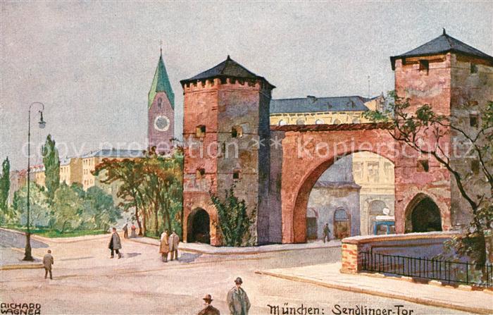 Wagner Richard Kuenstler München Sendlingertor