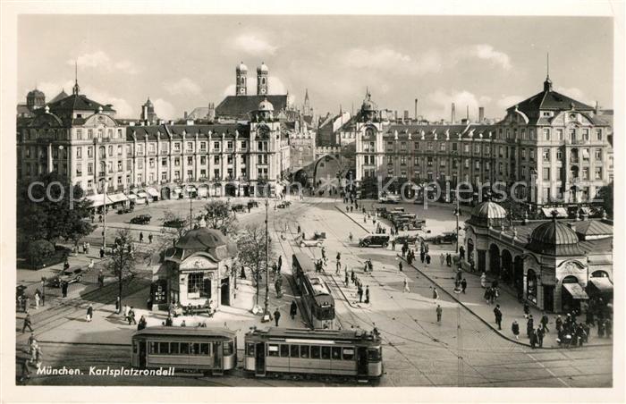 Strassenbahn München Karlsplatzrondell