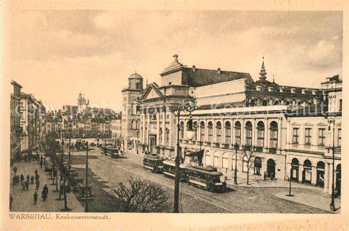 Strassenbahn Warschau Krakauervorstadt