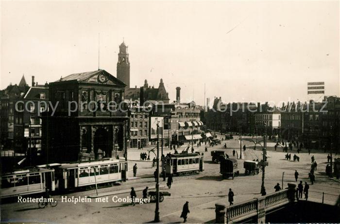 Strassenbahn Rotterdam Hofplein met Coolsingel