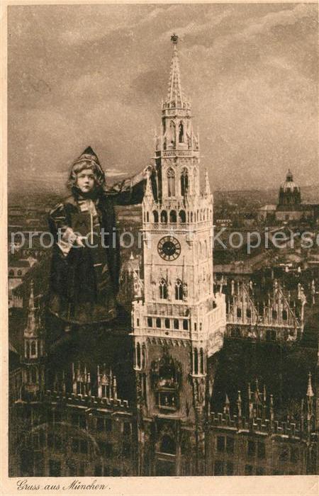 Fotomontage Fotocollage Münchner Kindl München