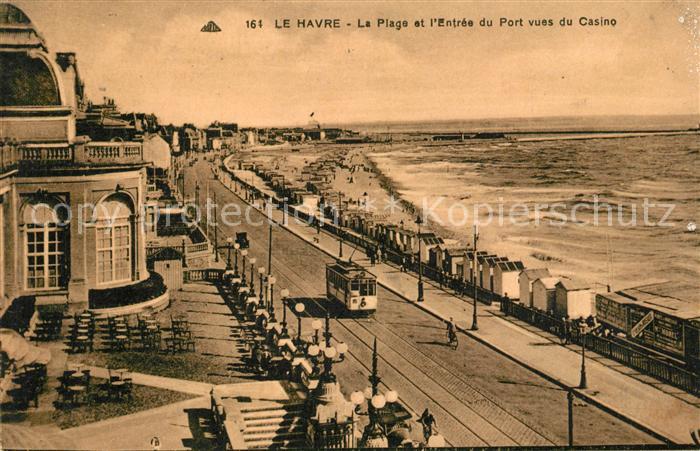 Strassenbahn Le Havre Plage Port
