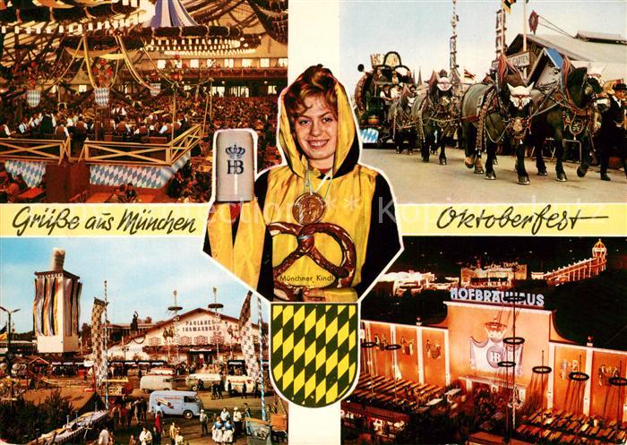 Oktoberfest Münchner Kindl Hofbräuhaus-Zelt Brauere