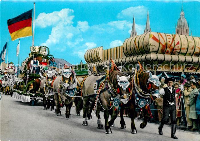 Oktoberfest Brauereigespann München