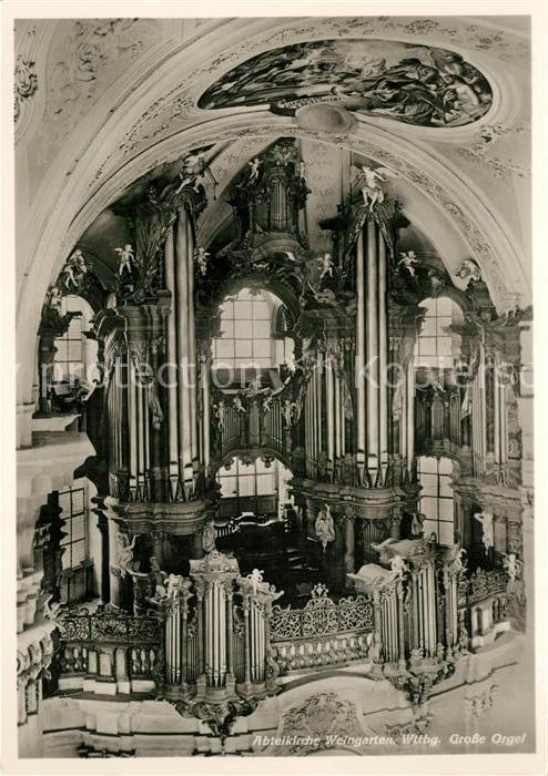 Kirchenorgel Abteikirche Weingarten