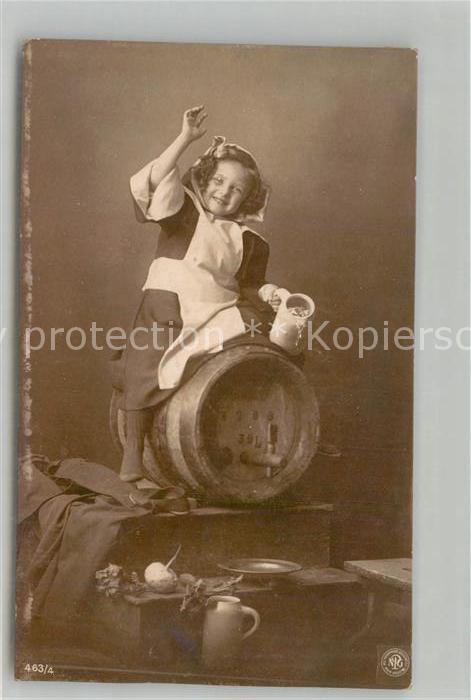 Foto NPG Nr. 463/4 Münchner Kindl Bierfass Bierkrug