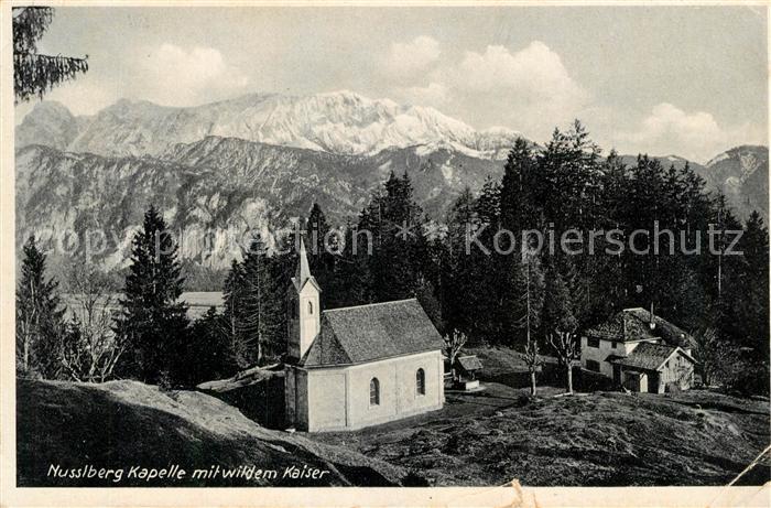 Wilder Kaiser Nusslberg Kapelle