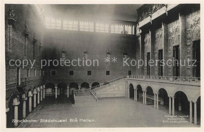 Stockholm Stadshuset Bla Hallen