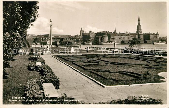 Stockholm Riddarsholmen Stadshustraedgarden
