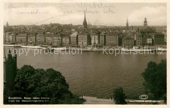 Stockholm Staden mellen broarna