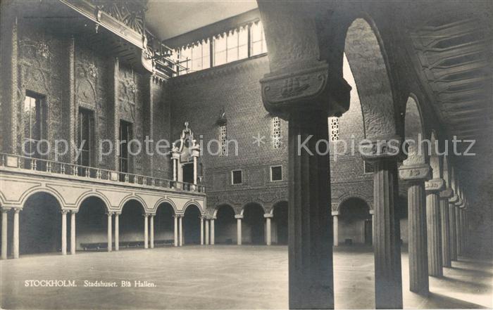 Stockholm Stadshuset Bla Hallen