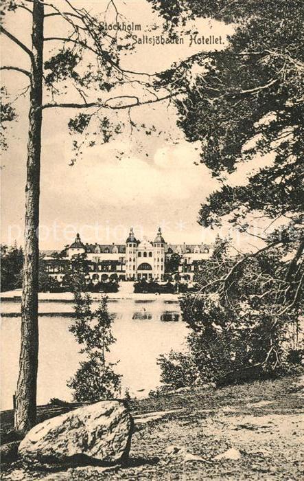 Stockholm Partie am Wasser