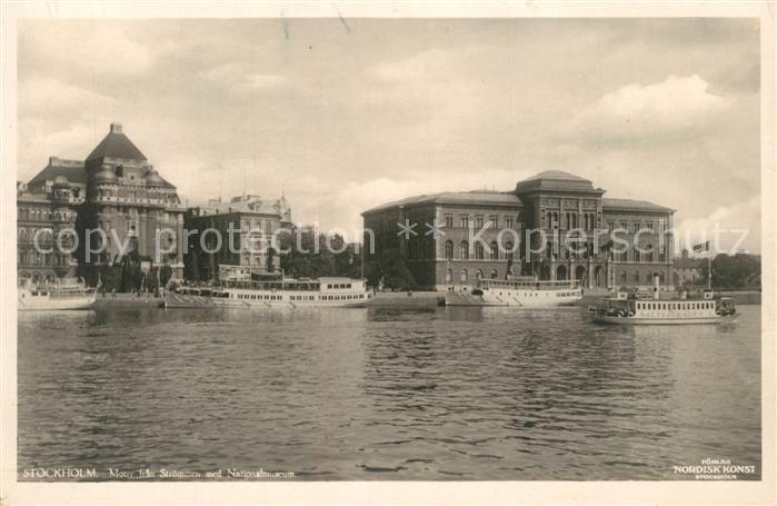 Stockholm Stroemmen met Nationalmuseum