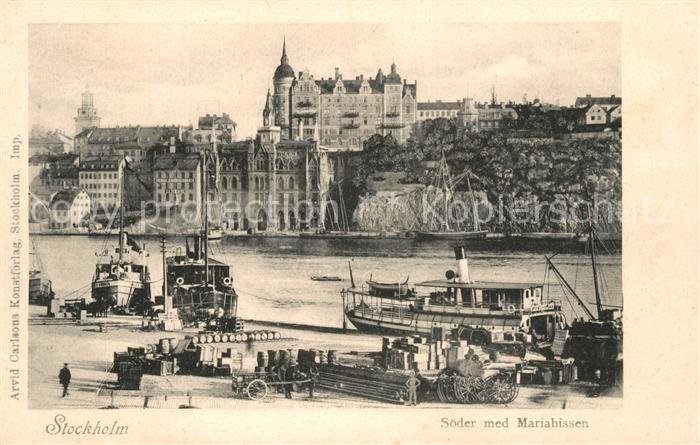 Stockholm Soeder Mariahissen Schiffe