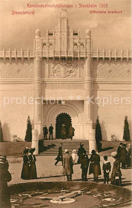 Stockholm Konstindustriufstaellningen Blomsteruret