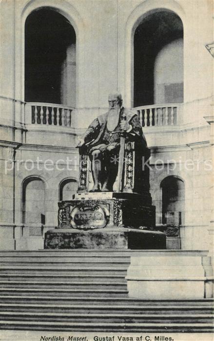 Stockholm Nordiska Museet Gustaf Vasa Milles