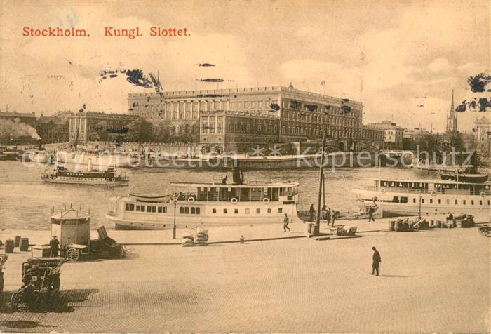 Stockholm Schloss Schiffe
