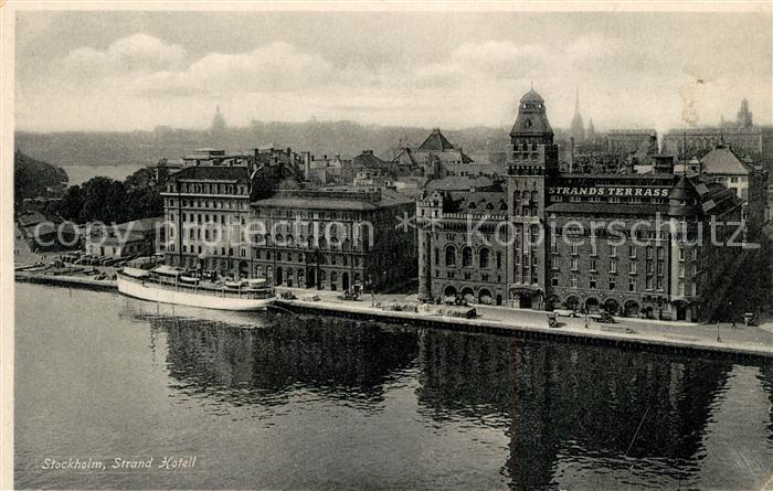 Stockholm Strand Hotel Anleger Schiff