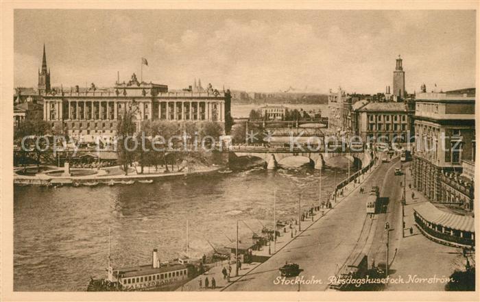 Stockholm Norrstroem Strassenbahn