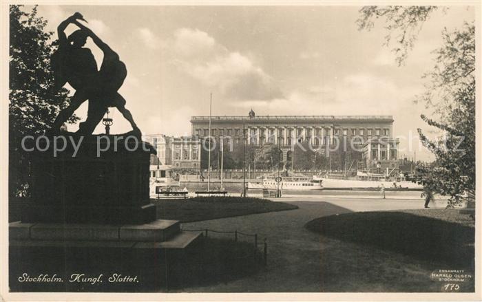 Stockholm Schloss Denkmal