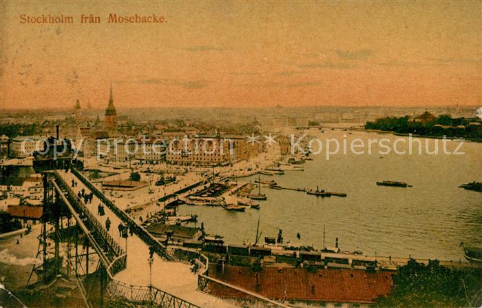 Stockholm Hafen Mosebacke