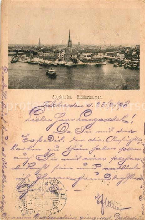Stockholm Riddarholmen Fliegeraufnahme