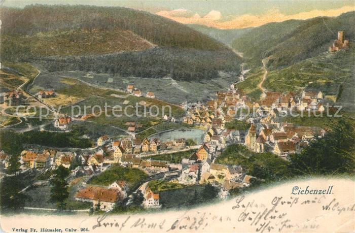 Bad Liebenzell Panorama Kurort im Schwarzwald
