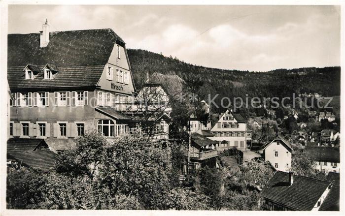 Bad Liebenzell Hotel Cafe zum Hirsch Kurort im Schwarzwald