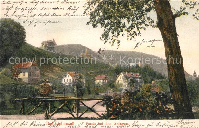 Bad Liebenzell Partie bei den Anlagen Kurort im Schwarzwald