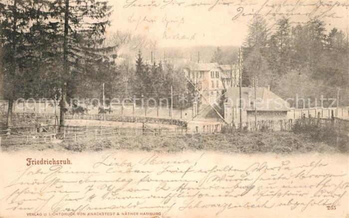 Friedrichsruh Aumuehle Schloss Deutsche Reichspost