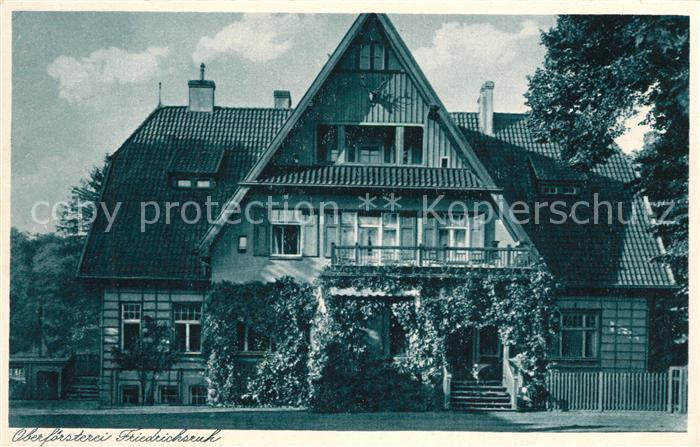 Friedrichsruh Aumuehle Oberfoersterei