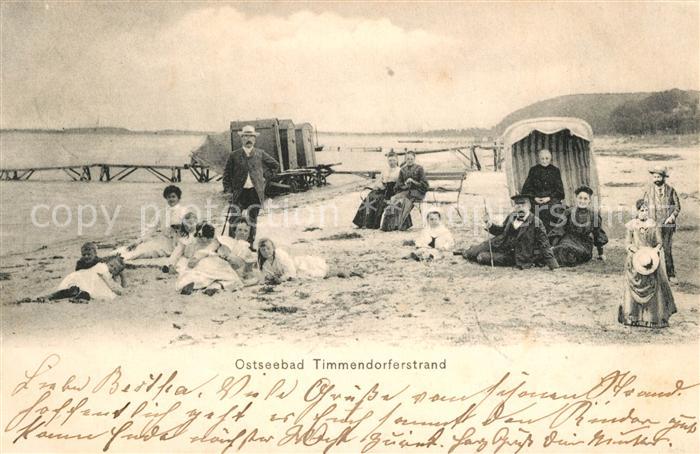 Timmendorfer Strand Familien am Strand Ostseebad