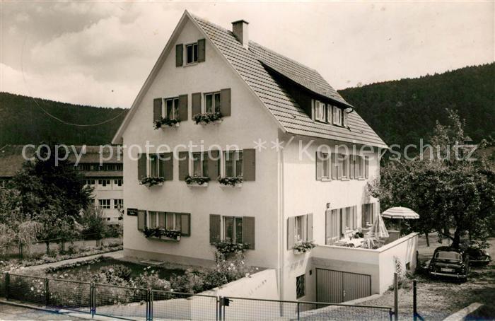 Bad Liebenzell Fremdenheim Sattler Kurort im Schwarzwald