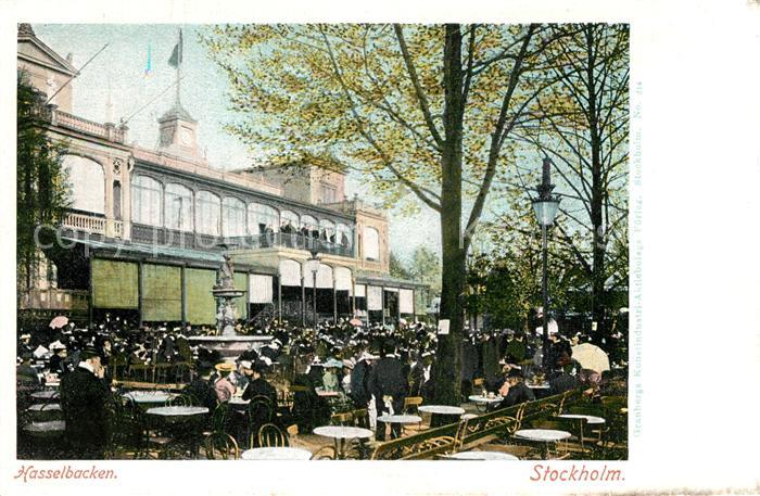 Stockholm Hasselbacken Gartenrestaurant