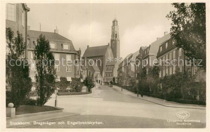 Stockholm Bragevaegen och Engelbrektskyrkan
