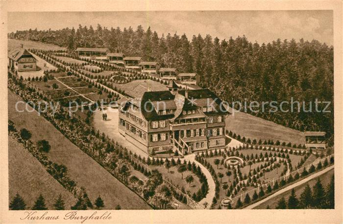 Unterlengenhardt Kurhaus Burghalde Illustration