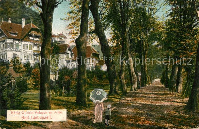 Bad Liebenzell Koenig Wilhelm Anlagen mit Allee