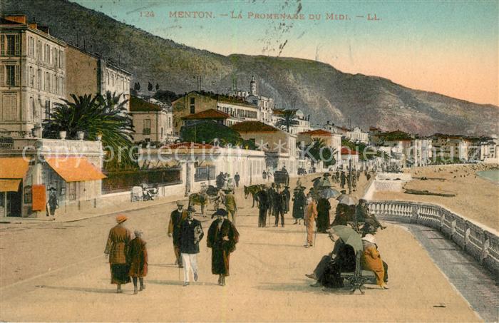 Menton Alpes Maritimes La Promenade du Midi