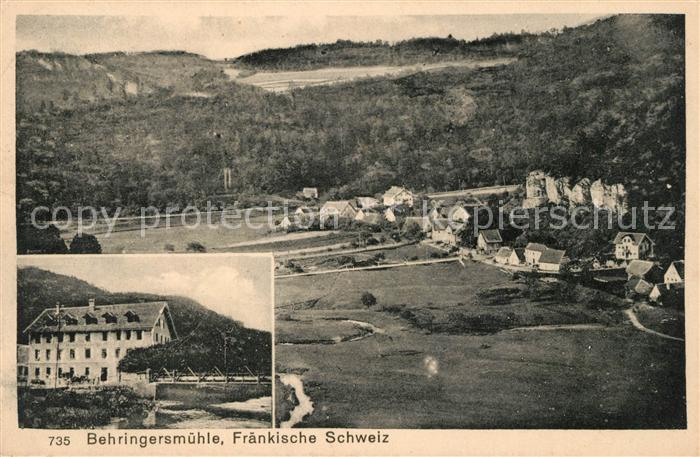 Behringersmuehle Fraenkische Schweiz Fliegeraufnahme