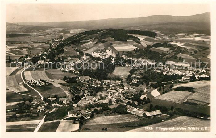 Woerth Donau Fliegeraufnahme