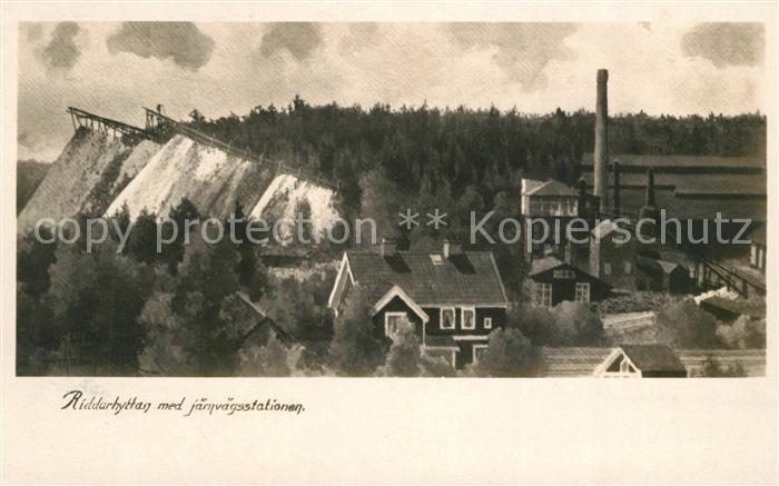 Riddarhyttan med jaernvaegsstationen